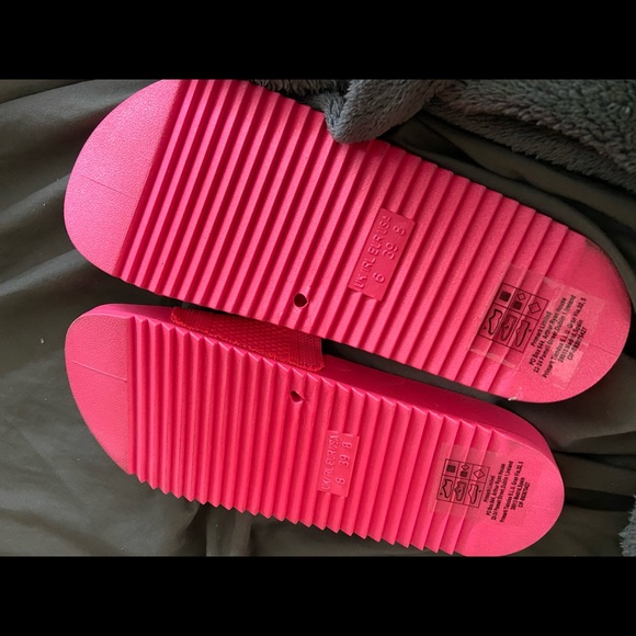 Primark Shoes - Neon pink slides